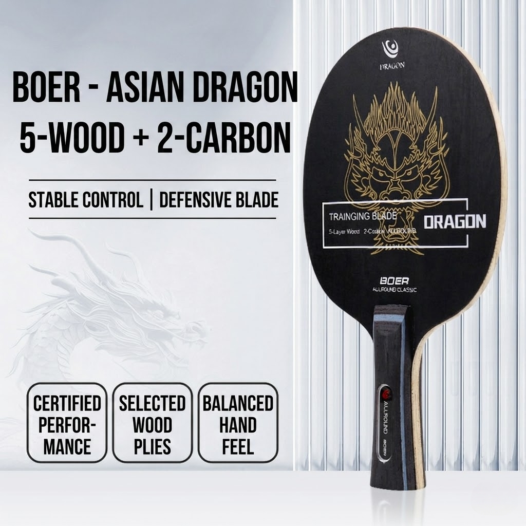 Raqueta de Tenis de Mesa Boer  - Table Tennis Zhang Jike reseña y precio