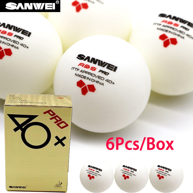 SANWEI ABS PRO 3-Star 40+ pelo - Table Tennis Olympics reseña y precio